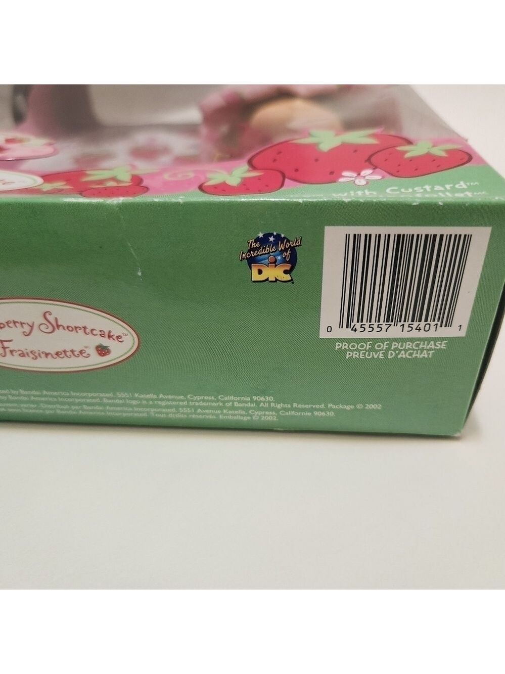 BANDAI Strawberry Shortcake 2002 Doll & Custard NIB Vintage - Picture 15 of 16